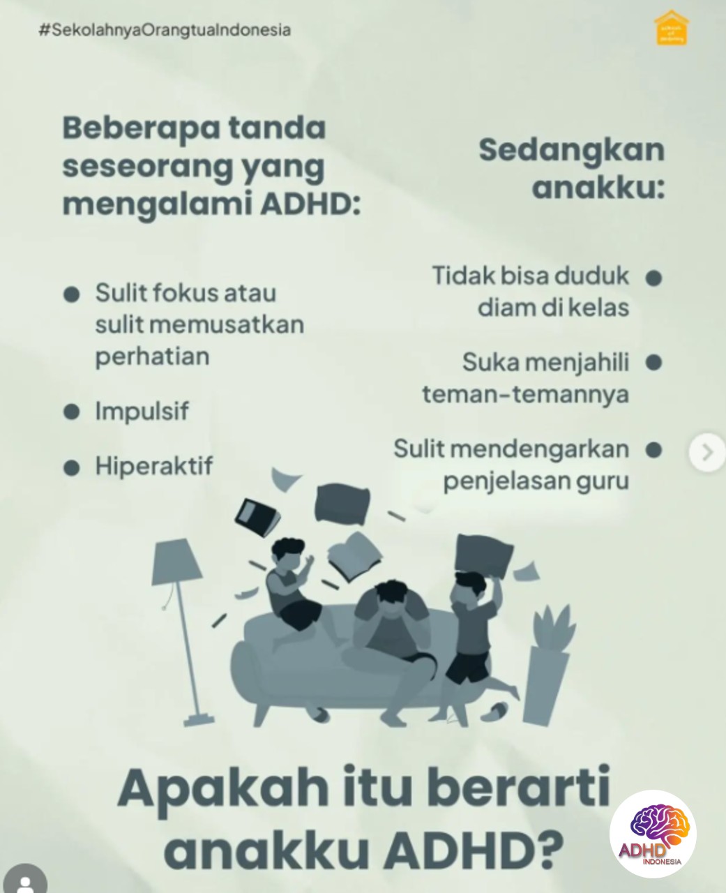 Ciri dan Gejala ADHD pada Anak Usia Dini di Kota Palangka Raya