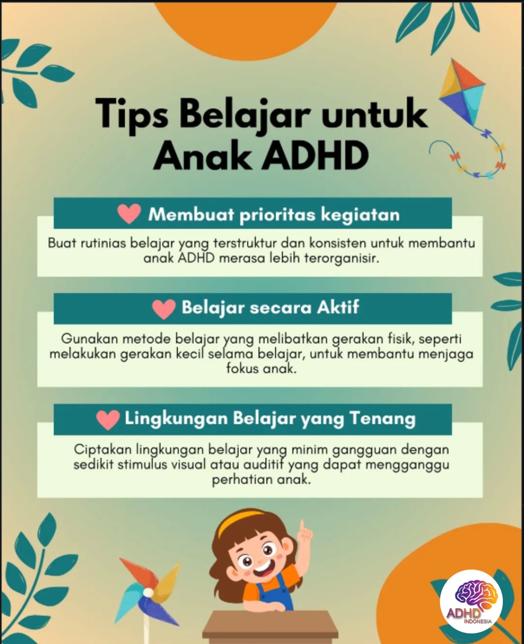 Strategi Belajar yang Cocok untuk Anak ADHD di Kota Palangka Raya